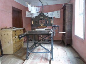 Steindruckpresse